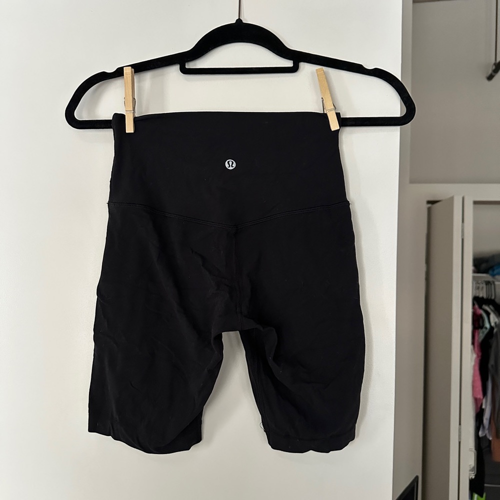Lululemon 6” align high rise biker shorts